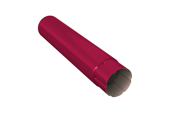 Труба SOKROF RAL 3005 Красный (d=90мм, L=3м)