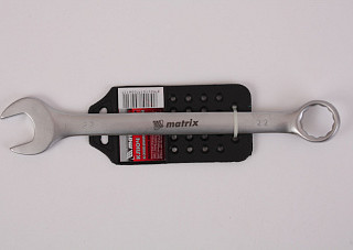Ключ комбинир. MATRIX 22мм матовый хром (15118)