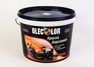 Краска ВД OLECOLOR для потолков (14,0кг)