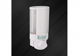 Дозатор для жидкого мыла Solinne 1628 пластиковый, белый, 380мл (2516.071)