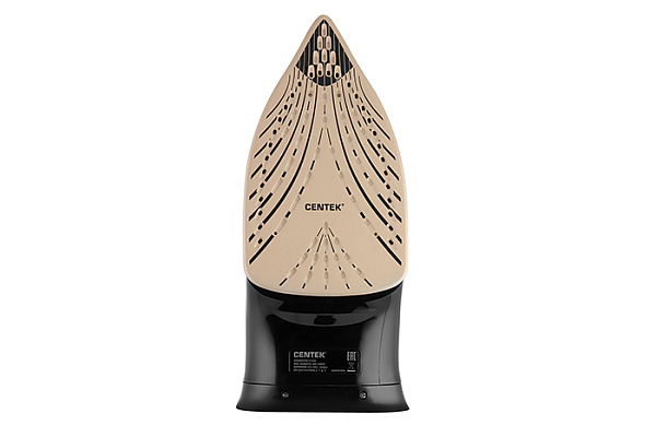 Утюг Centek CT-2346 GOLD (черн/зол) 3200Вт, керамическая подошва, мощный паровой удар, самоочистка