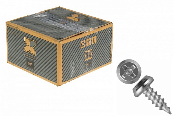 Саморез полуцилиндр, цинк 3,5*11 (упак. 1000шт)