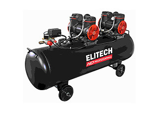 Воздушный компрессор ELITECH HD ACF 500-120S безмаслянный (120л, 500л/мин, 4 цилиндра, 8бар, 2,9кВт)