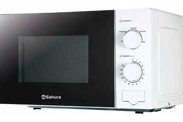 Микроволновая печь SAKURA SA-7053W 700Вт, 20л, белый