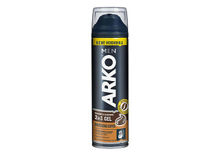 Пена для бритья ARKO (АРКО) 2 в 1 COFFEE 200мл (312)